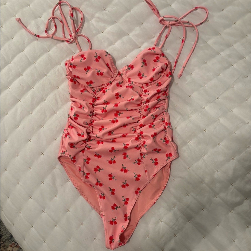 Love Shack Fancy Floral Swimsuit